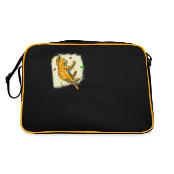 Escalade Alpinisme Grimpeurs - Sac Retro - noir/or - Dos
