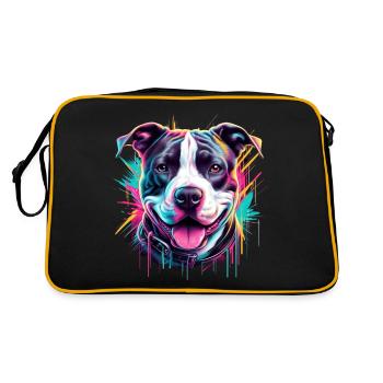 Graffiti Staff - Retro Tasche - Schwarz/Gold - Hinten