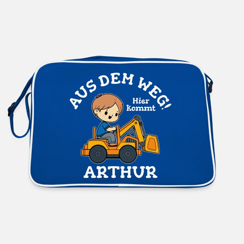 Arthur Vorname Bagger Retro Tasche