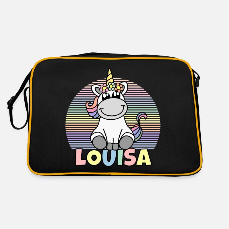 Nom de la licorne Louisa Sac Retro