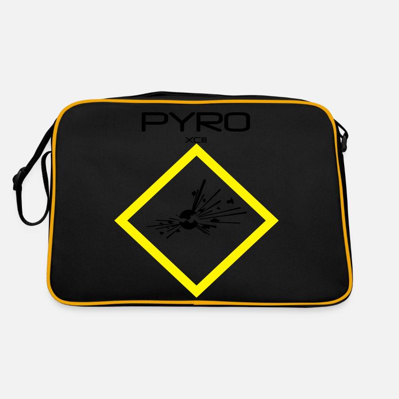 PYRO PYROTECHNIC ARTIFICIER fireworks Sac Retro