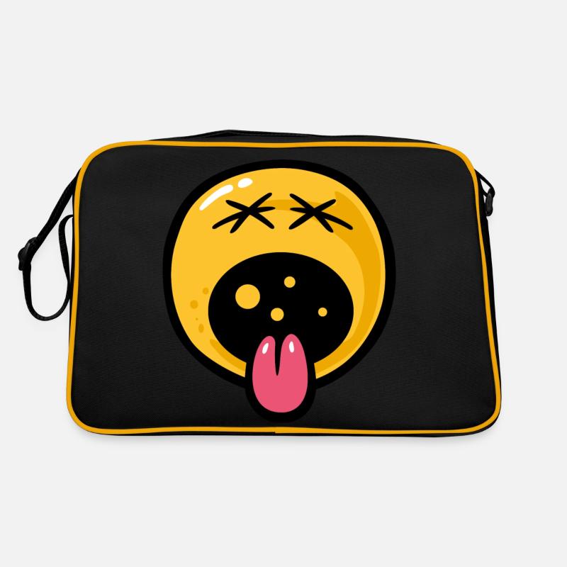 Smiley distaste Retro Tasche