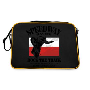 Speedway - Poland Flag - Sac Retro - noir/or - Dos
