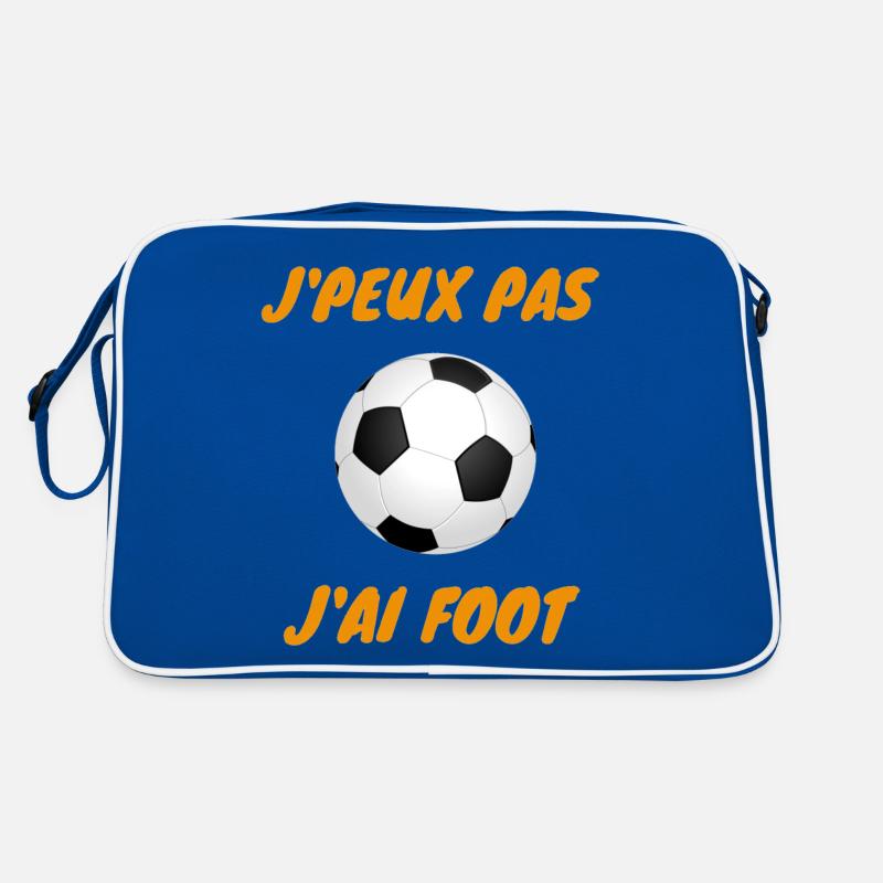 j peux pas j ai foot Sac Retro
