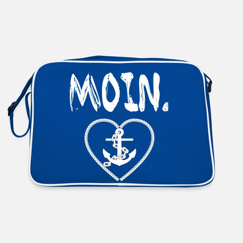 Moin mit Anker Retro Tasche