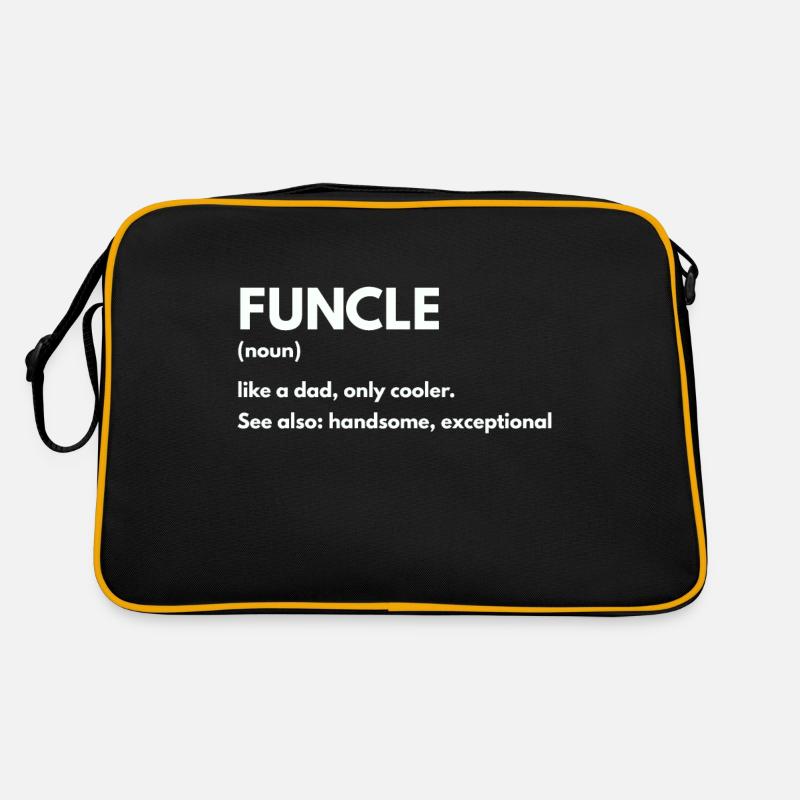 Funcle - Sac Retro - noir/or
