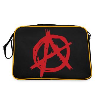 Anarchy - Retro Bag - black/gold - Back