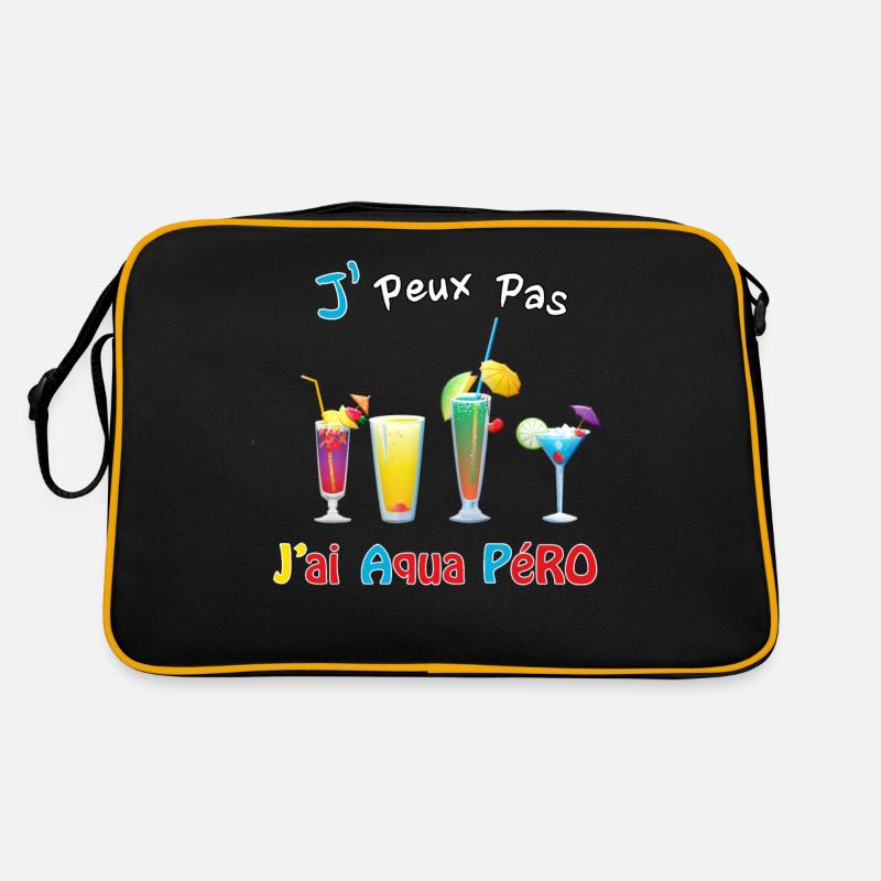 J'peux pas j'ai aqua péro Sac Retro