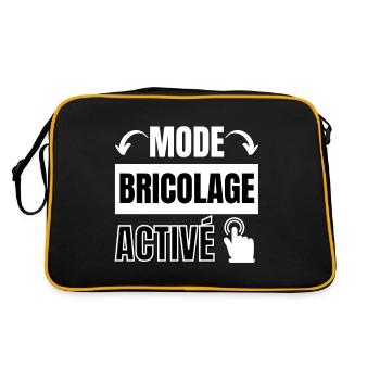 mode bricolage - Sac Retro - noir/or - Dos