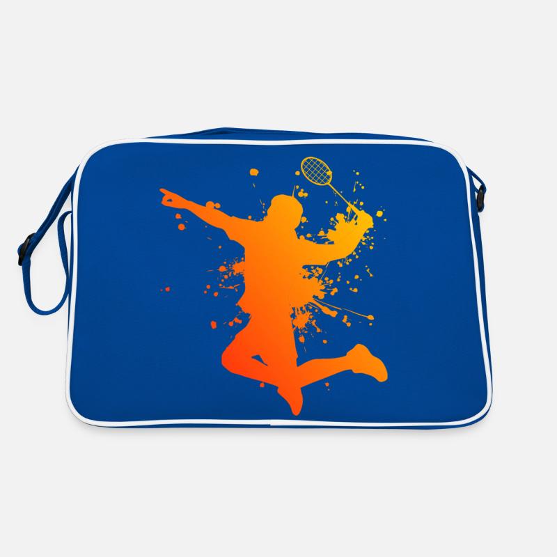 Badminton Badminton Player Squash Badminton Retro Bag