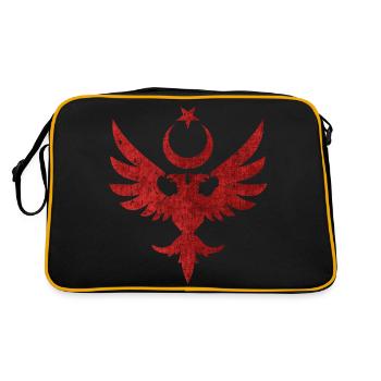 Selçuklu - Retro Tasche - Schwarz/Gold - Hinten
