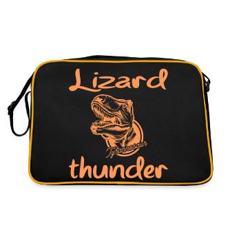 Lizard thunder - Sac Retro - noir/or - Dos