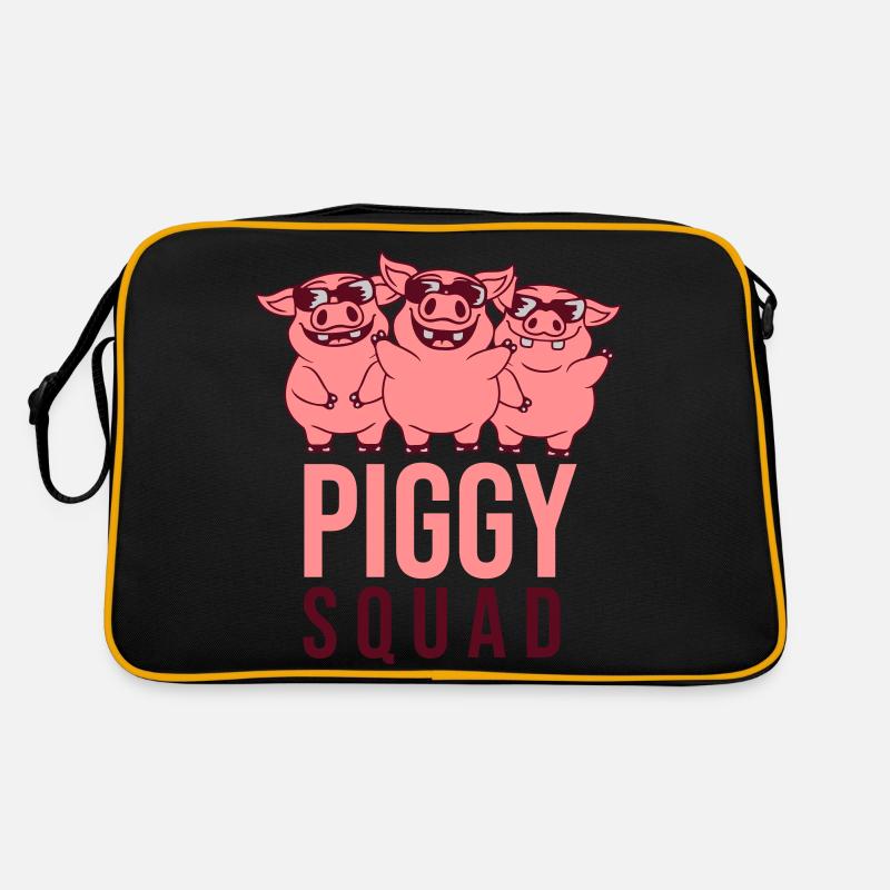 Cochons de l’équipe Piggy Squad Sac Retro