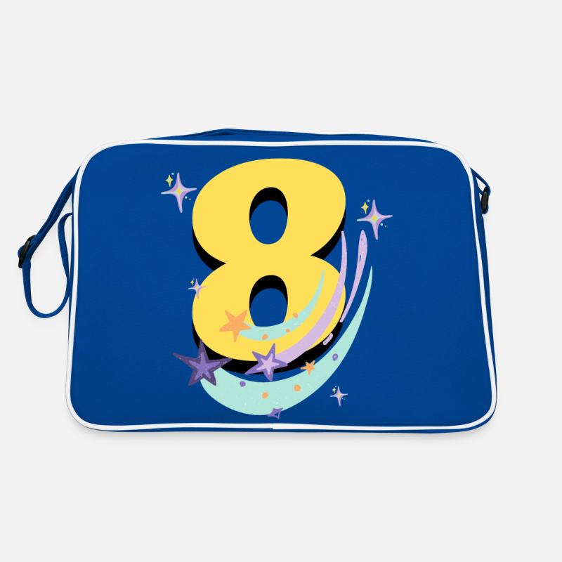 8e anniversaire (Cadeau de 8 ans) Sac Retro