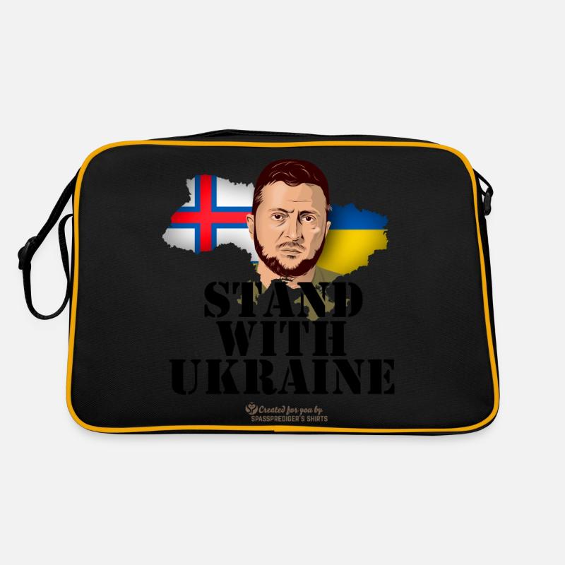 Faroe Islands Ukraine Retro Bag