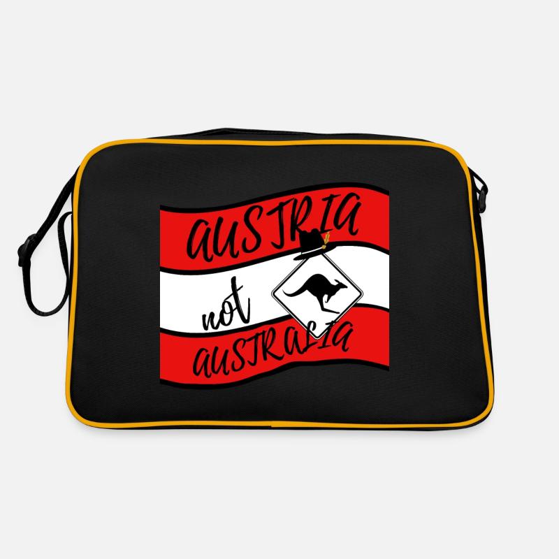 Austria Design -Austria not Australia Saying Retro Bag