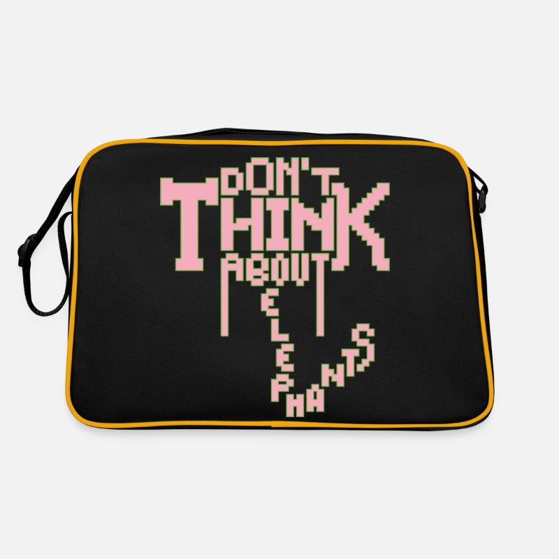 ELEPHANT - Retro Bag - black/gold