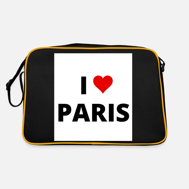 I LOVE PARIS Sac Retro