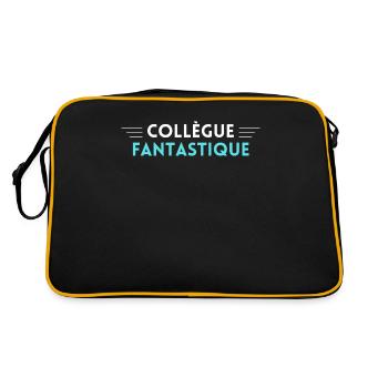 Collègue fantastique - Sac Retro - noir/or - Dos