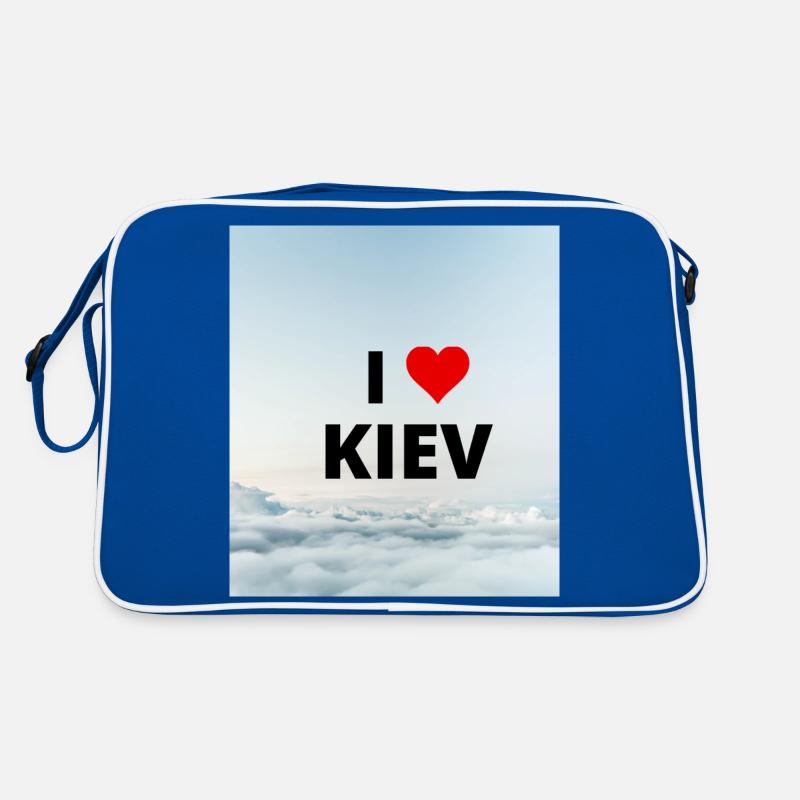 ICH LIEBE KIEW Retro Tasche