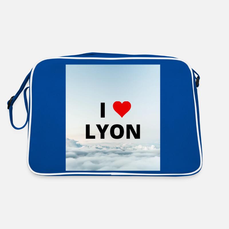 ICH LIEBE LYON Retro Tasche
