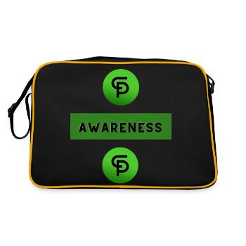 CP awareness - Retro Bag - black/gold - Back