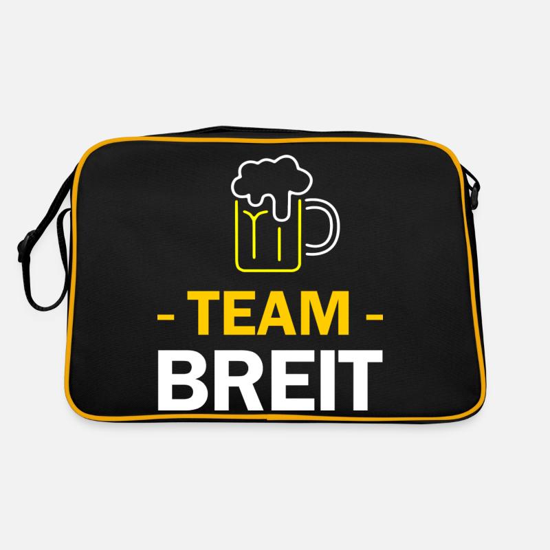 Team Breit Retro Tasche