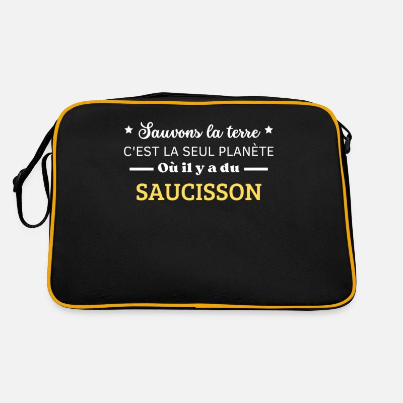terre c'est la seul planète ou il y a du saucisson Sac Retro