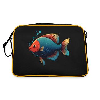 Poissons de mer - Sac Retro - noir/or - Dos