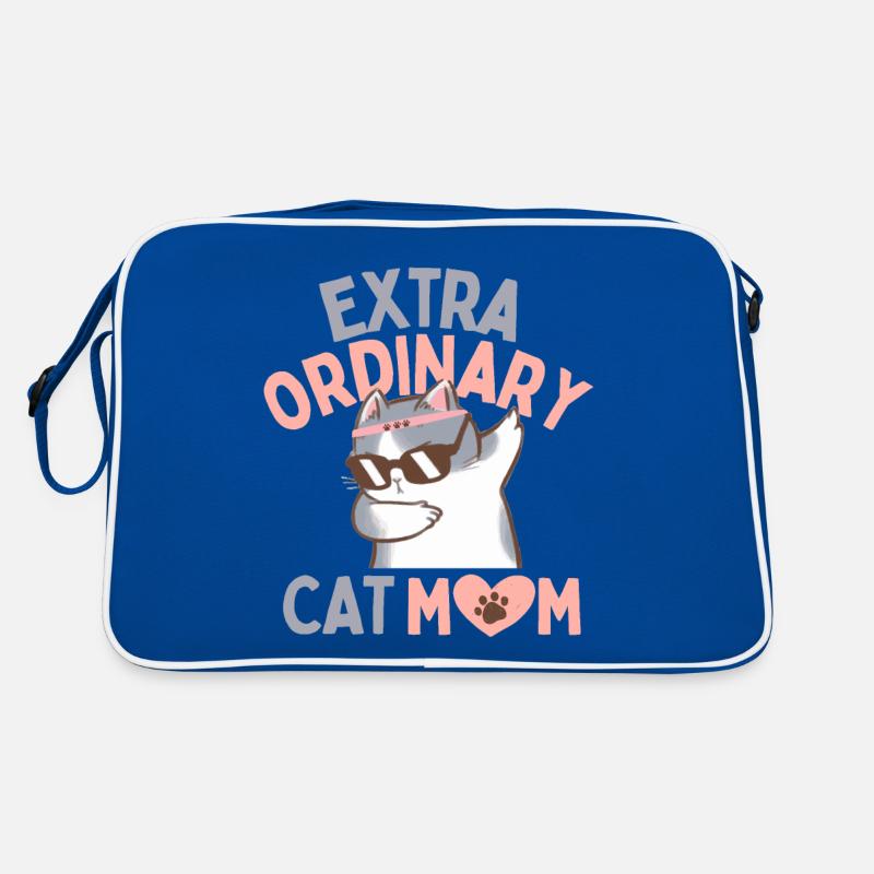AUSSERGEWÖHNLICHE KATZENMUTTER Retro Tasche