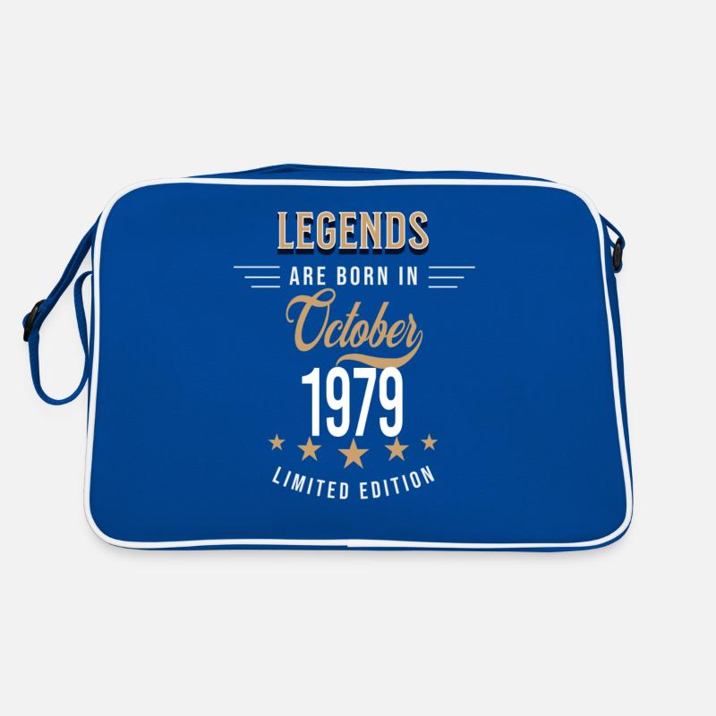 Legends are born in October 1979 Retro Bag