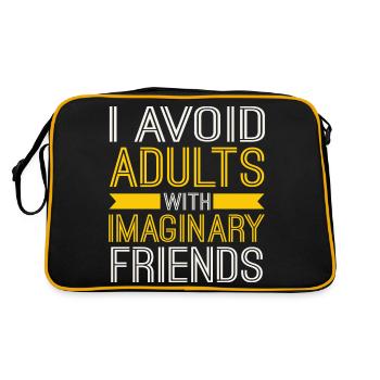 Atheist Shirts | Atheism Anti Religion Gifts - Retro Bag - black/gold - Back