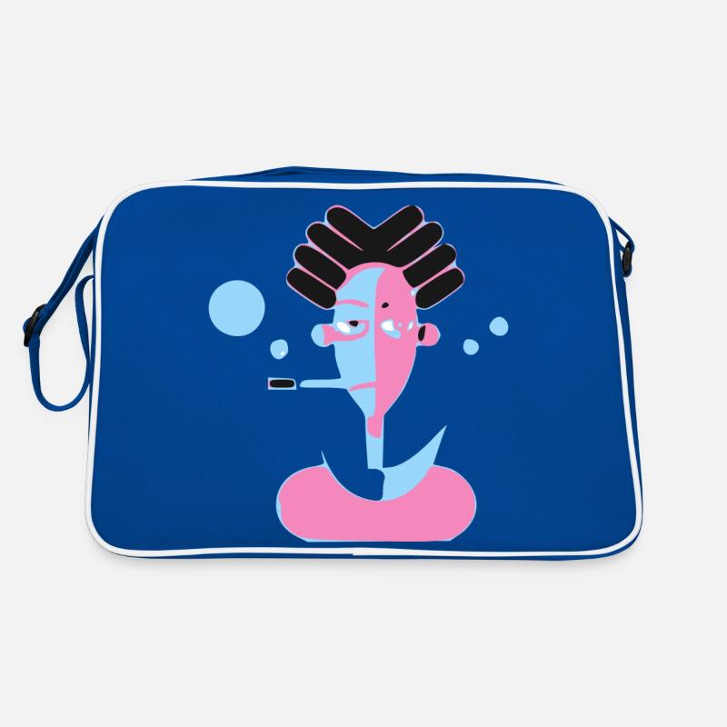 Der Mann mit der Pfeife Retro Tasche