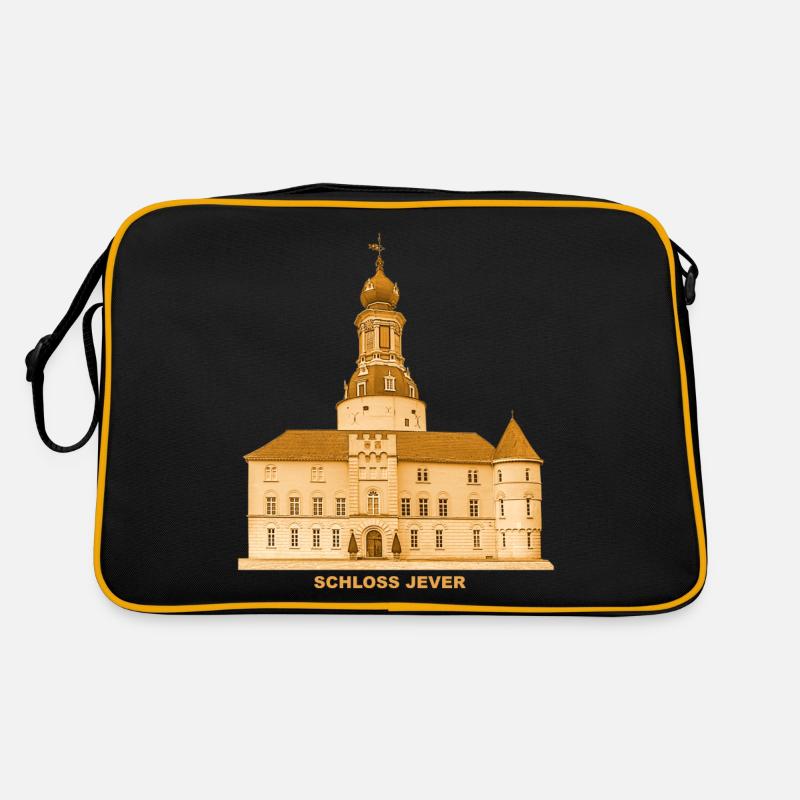 Château de Jever Frise Basse-Saxe Mer du Nord Sac Retro