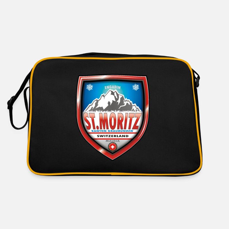 St. Moritz Switzerland Retro Bag