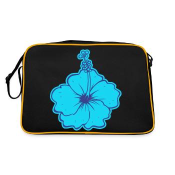 La fleur d'Hibiscus - Sac Retro - noir/or - Dos