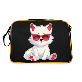Koll le loup blanc - Sac Retro - noir/or - Dos