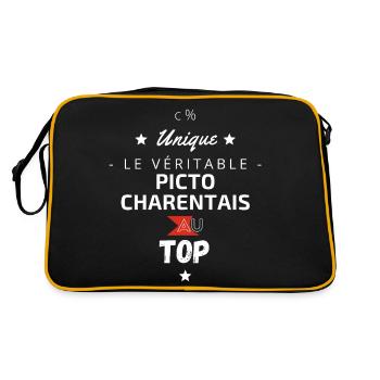Le véritable Picto Charentais au top - Sac Retro - noir/or - Dos