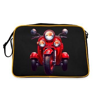 Scooters are witnesses of a bygone era - Retro Bag - black/gold - Back