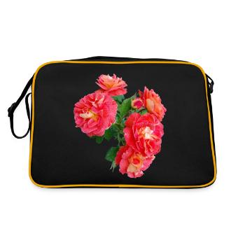 Rosier rouge - Sac Retro - noir/or - Dos