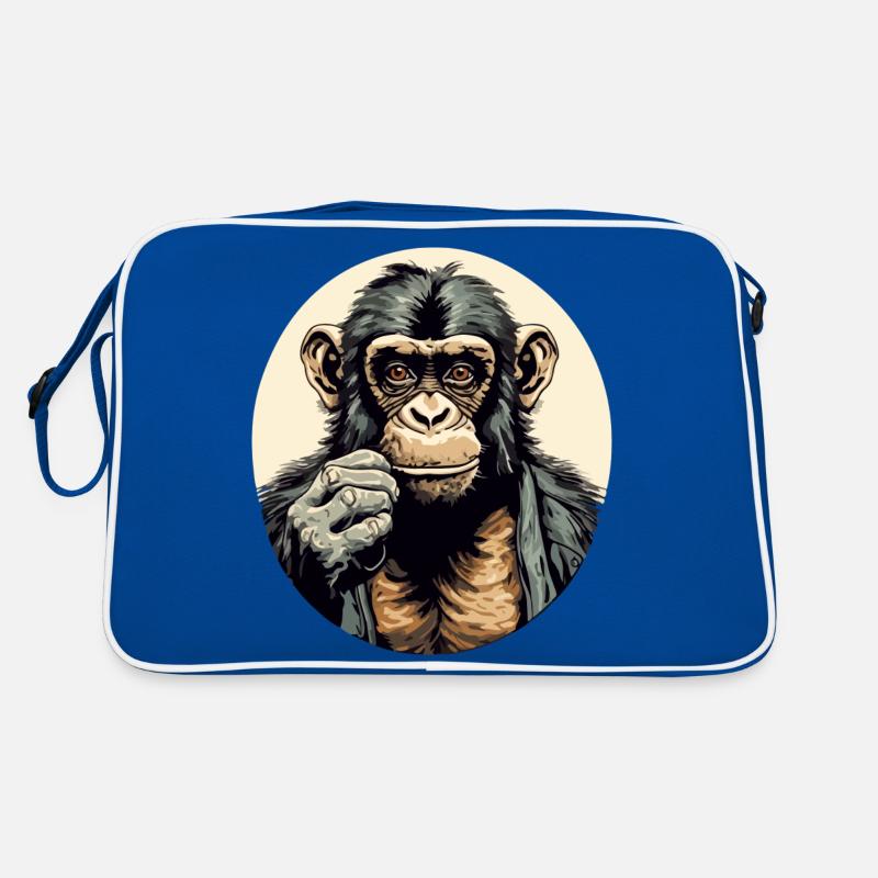 Haki the chimpanzee Retro Bag