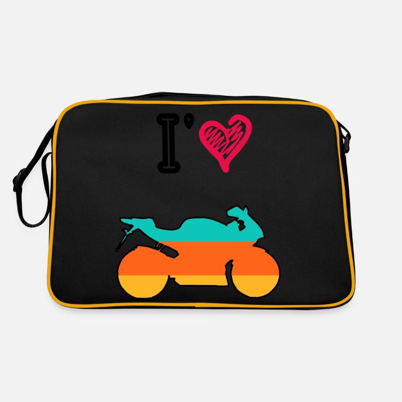 Oldtimer-Motorrad Retro Tasche