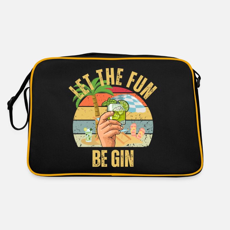 Summer Party Let The Fun Be Gin Retro Bag