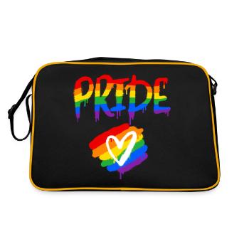 Pride - Retro Bag - black/gold - Back