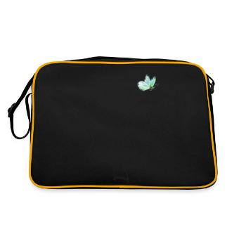Les papillons dans la tête - Sac Retro - noir/or - Dos