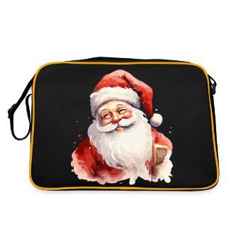 Santa Klaus - Sac Retro - noir/or - Dos
