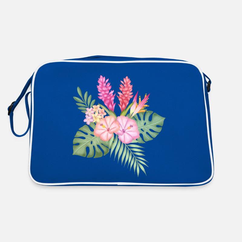 Salutation des fleurs tropicales Sac Retro