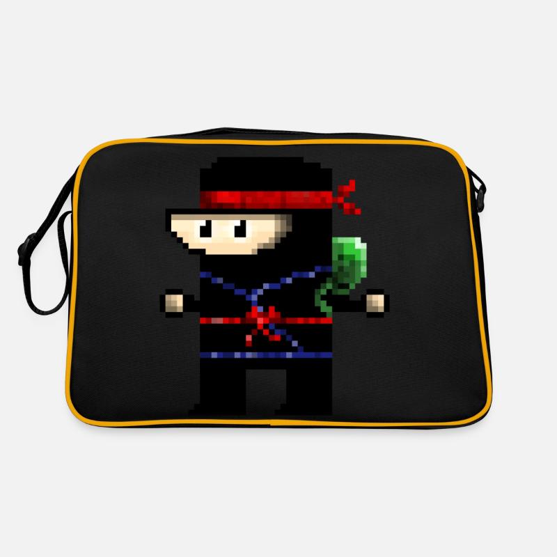 Pixel ninja warrior Retro Bag