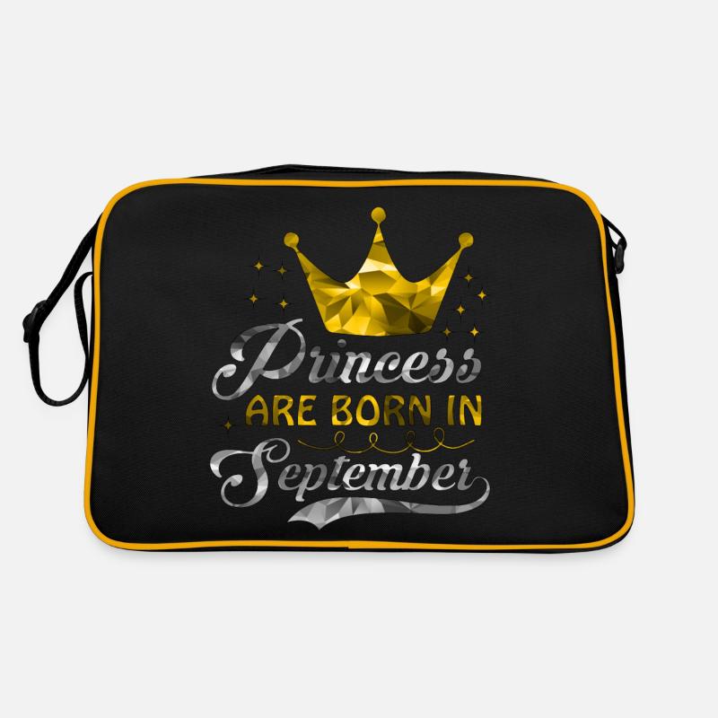 anniversaire joyeux septembre né dans funny party queen Sac Retro