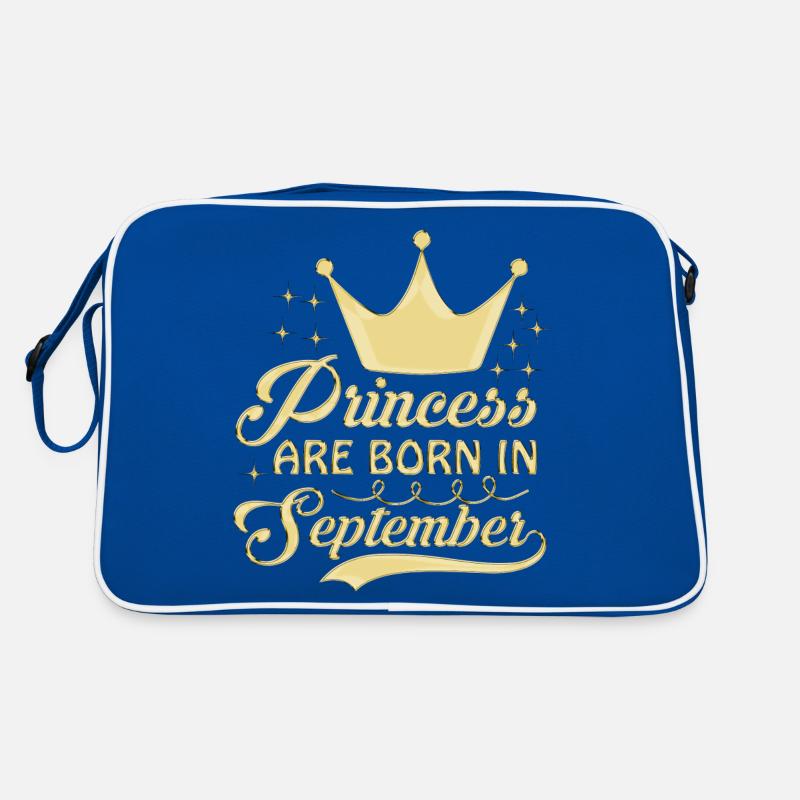 anniversaire joyeux septembre né dans funny party queen Sac Retro